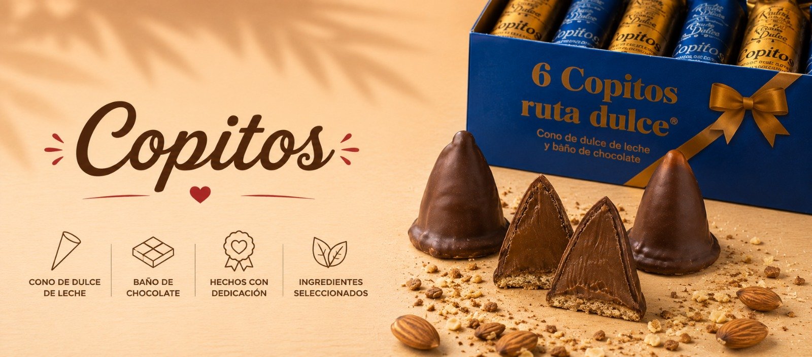 Copitos de Dulce de Leche Ruta Dulce