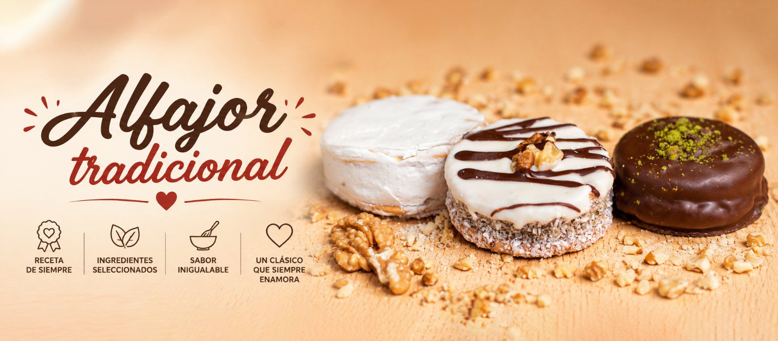 Alfajores Tradicionales & Cítricos Ruta Dulce